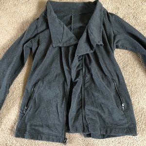 Gray Lucy yoga jacket, size M